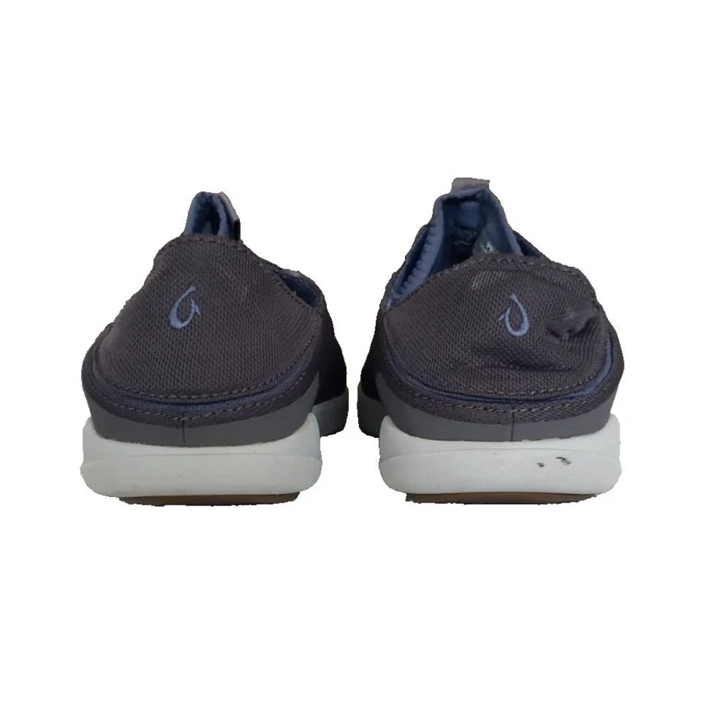 Olukai Moku Pae Mesh Gray Slip On Comfort Shoes Sneakers Men's Size 9.5